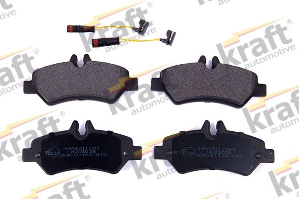 KRAFT Brzdové doštičky/platničky 6011093 6011093 Brzdové platničky MERCEDES-BENZ GLK KRAFT