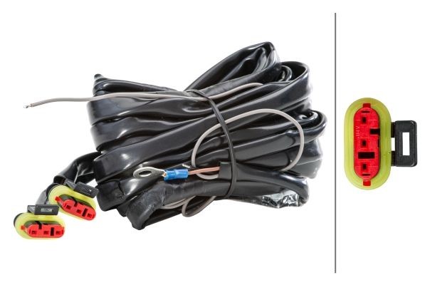 HELLA Jogo de cabos eléctricos 8KA 165 959-001 Kit de cabos HELLA VW 8KA 165 959-001