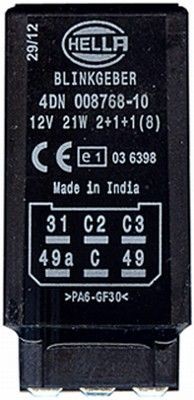 HELLA Intermittenza di lampeggio 4DN 008 768-101 4DN 008 768-101 costo Relè frecce FORD FIESTA HELLA