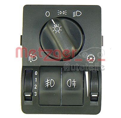 Διακόπτης, κύρια φώτα METZGER 0916219 METZGER 0916219: Διακόπτης φώτων Jeep CHEROKEE 2010