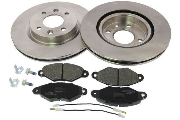 Σετ φρένων, δισκόφρενα MAPCO 47156 MAPCO 47156 Δισκόπλακες & τακάκια φρένων RENAULT KANGOO 1999