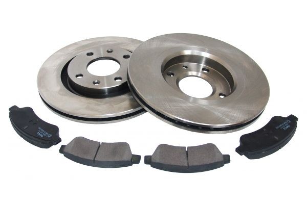MAPCO Σετ φρένων, δισκόφρενα 47455 MAPCO 47455 γνήσια Δισκόπλακες & τακάκια φρένων Peugeot Bipper Tepee κόστος