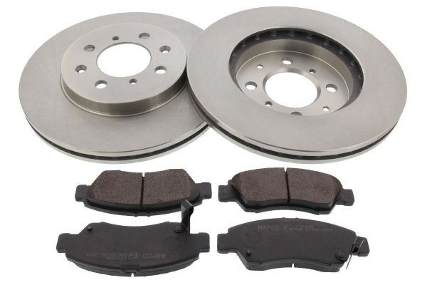 MAPCO Brake discs and pads set 47522 MAPCO 47522 genuine Honda Civic EM2 brake discs and pads price