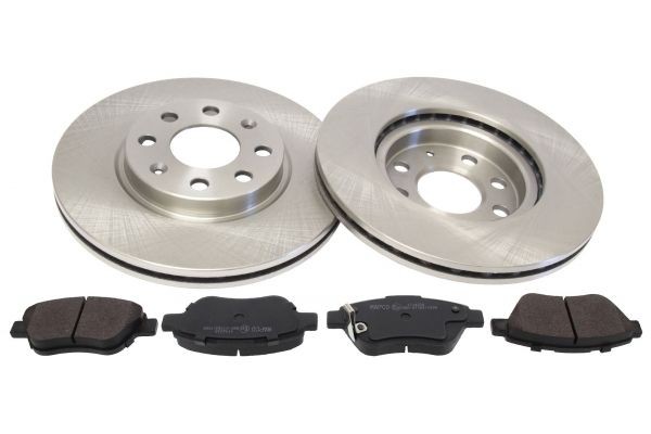 MAPCO Brake discs and pads set 47711 MAPCO 47711 OPEL Agila B brake discs and pads rear and front price