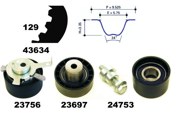 MAPCO Kamremssats 23608 23608 MAPCO kamremssats Ford TRANSIT CONNECT