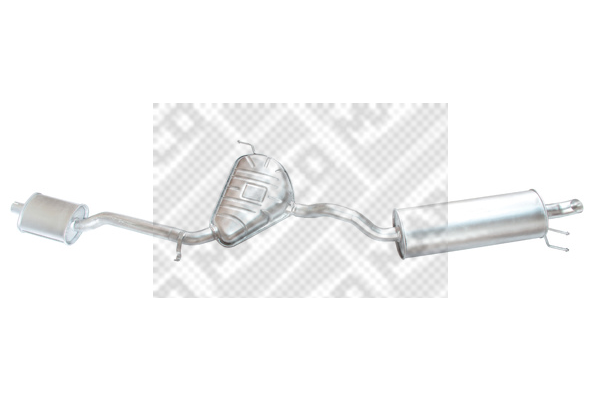 MAPCO Pot de détente / silencieux arrière 30049 Pot d'échappement complet MAPCO BRAVA 30049 pas cher