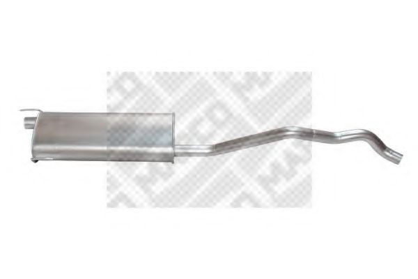 MAPCO Keskiäänenvaimentaja 30139 CHEVROLET Keskiäänenvaimentaja MAPCO 30139