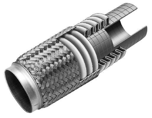 VEGAZ Tubo flexível, sistema de escape OR-295 Tubo flexivel escapamento VEGAZ Volkswagen SCIROCCO OR-295