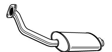 VEGAZ Front Silencer CS-206 CITROЁN C3 VEGAZ front silencer CS206