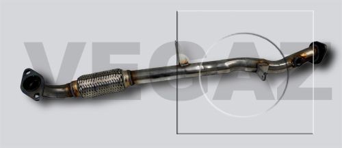 VEGAZ Izplūdes caurule MIR-139 Izplūdes caurules Mitsubishi V3_W MIR-139 VEGAZ