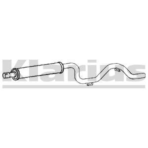 VEGAZ Silencieux intermédiaire SBS-58 VEGAZ SBS-58 Silencieux intermédiaire Saab 900 2 Coupe prix