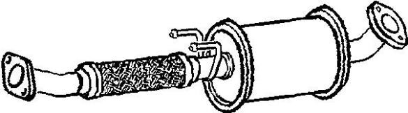 VEGAZ Midtre lydpotte MZS-196 Midtre lyddemper VEGAZ 626 MZS-196 billige