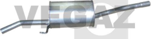 Silencieux arrière VEGAZ RS-419 VEGAZ RS-419 Pot d'échappement complet RENAULT Symbol 2000