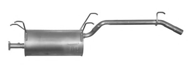 VEGAZ Panela de escape traseira DIS-52 Escape Ape 50 Van: Panela de escape traseira VEGAZ DIS-52