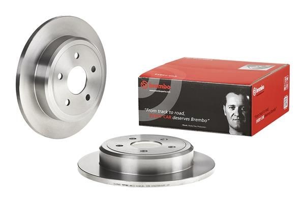Bremseskive BREMBO 08.A863.10 BREMBO Prime 08.A863.10 Bremseskive til foran og bak Jeep GRAND CHEROKEE 2006