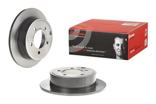 Bremseskive BREMBO 08.A114.31 BREMBO Prime 08.A114.31 Bremseskive bag og foran Dodge CALIBER 2017