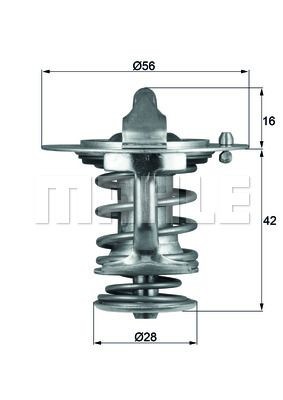 BEHR THERMOT-TRONIK Termostato, Raffreddamento olio TO 4 82 TO 4 82 Termostato olio Volkswagen EOS BEHR THERMOT-TRONIK costo