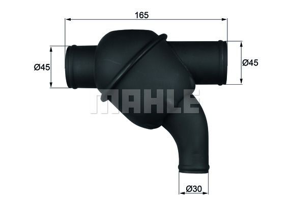 BEHR THERMOT-TRONIK Termostat, kjølemiddel TH 3 87 Termostat BEHR THERMOT-TRONIK Mercedes-Benz GLA TH 3 87