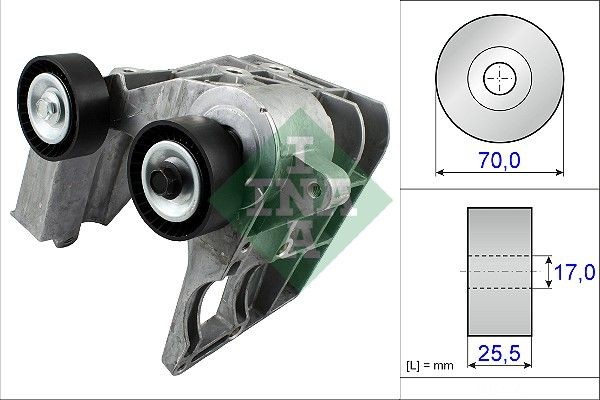 Spanner, Poly V-riem INA 534 0467 10 INA 534 0467 10 Spanner poly v riem Ford FUSION 2004