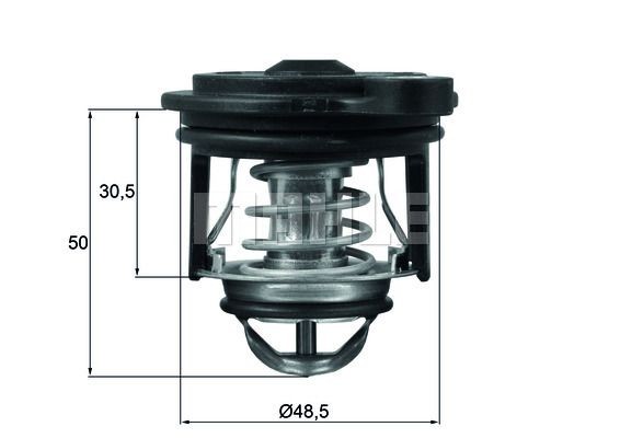 BEHR THERMOT-TRONIK Thermostaat, oliekoeling TO 7 80 TO 7 80 BEHR THERMOT-TRONIK Oliethermostaat Audi goedkoop