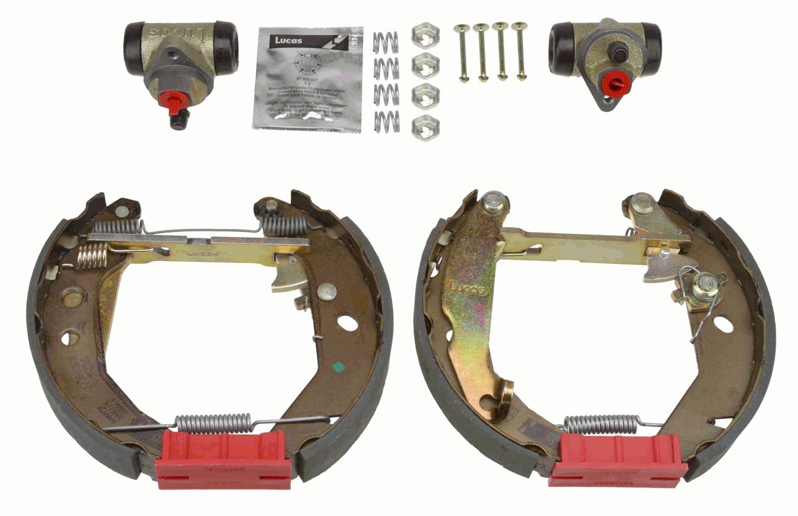 TRW Pidurikomplekt, trummelpidur GSK1648 GSK1648 Superkit Pidurikomplekt, trummelpidur FORD TRANSIT TRW
