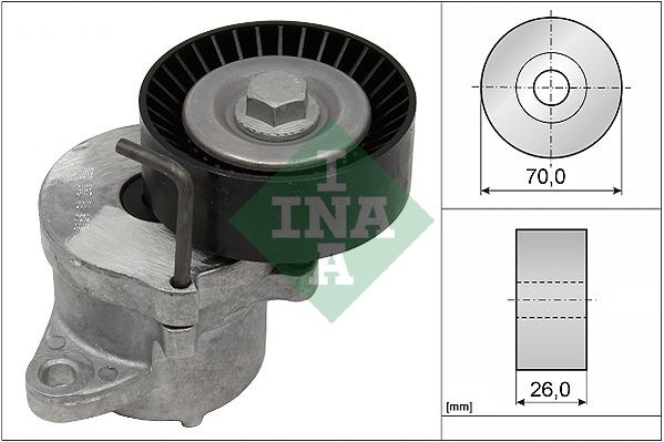 INA Napínacie rameno rebrovaného klinového remeňa 534 0439 10 INA 534 0439 10 Napínacie rameno rebrovaného klinového remeňa Citroen BX lacné