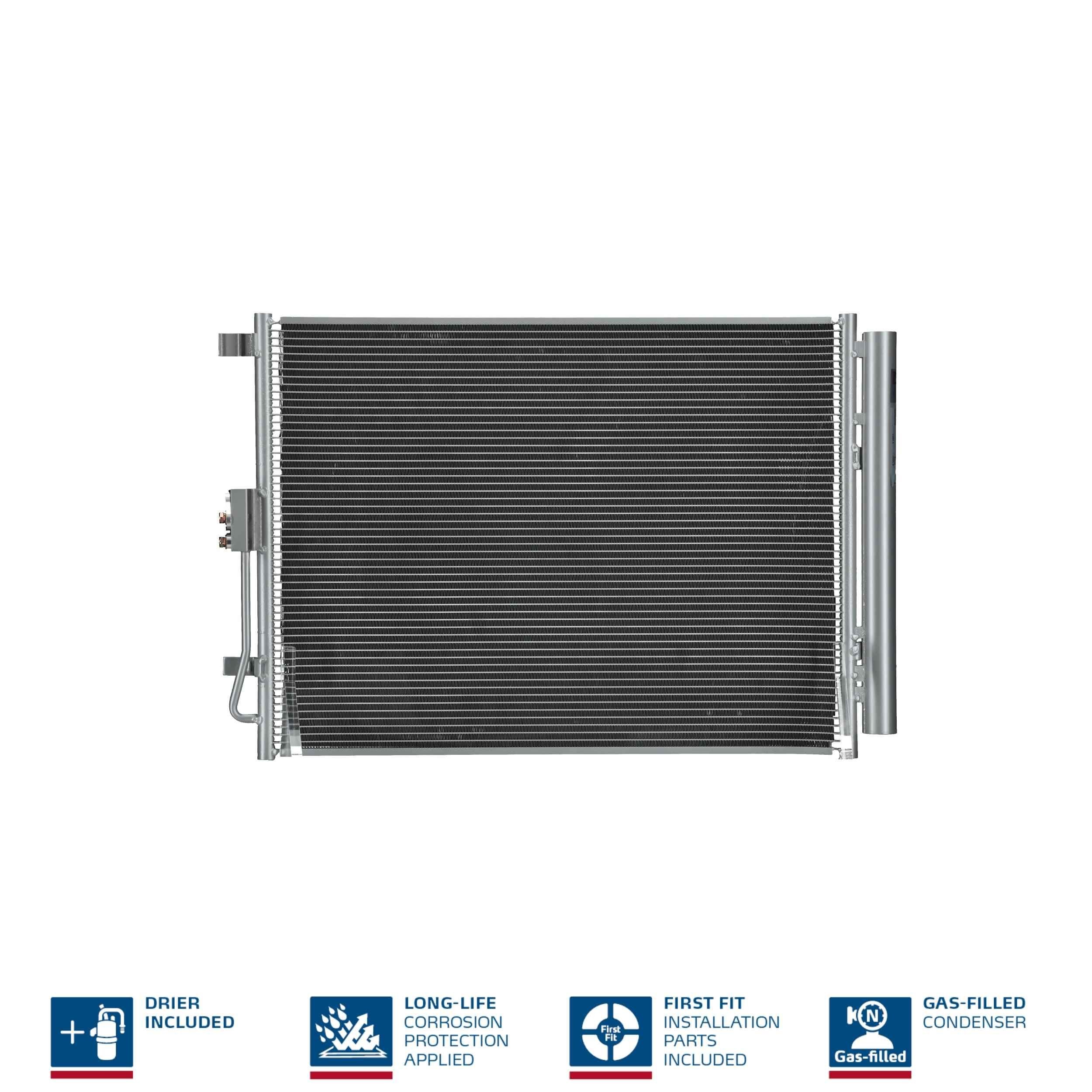 NISSENS Kondenzátor klimatizácie 940267 Kondenzátor klimatizácie NISSENS Hyundai TERRACAN 940267