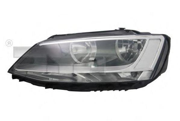 Predné svetlo TYC 20-12582-05-2 TYC 20-12582-05-2 Hlavný svetlomet Volkswagen JETTA 2011