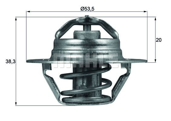 BEHR THERMOT-TRONIK Kühlwasserthermostat TI 151 80 BEHR THERMOT-TRONIK TI 151 80 Thermostatgehäuse Abarth 500С Cabrio Kosten