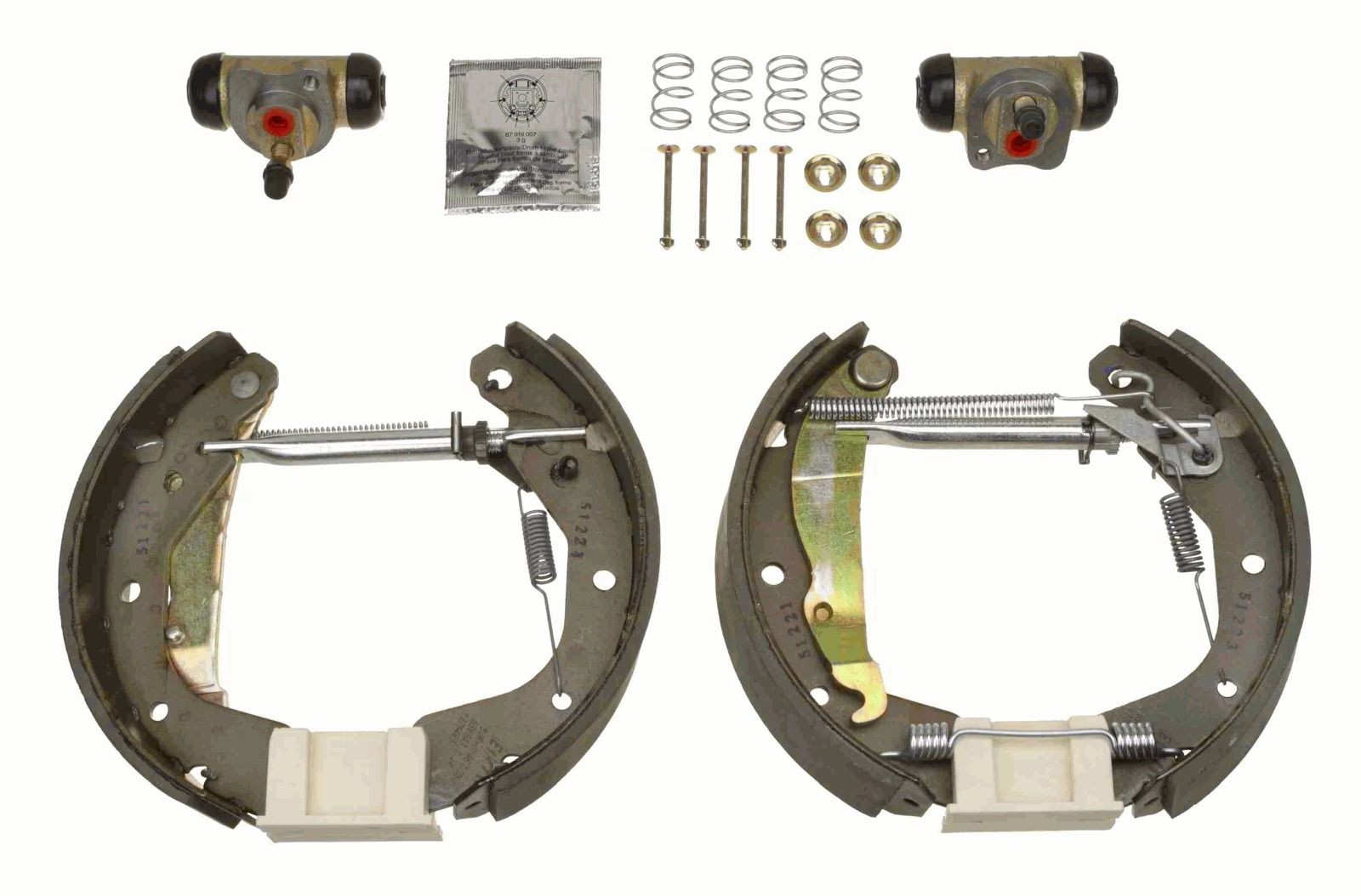 TRW Bremsesett, trommebremse GSK1625 Bremsesett, trommebremse TRW DAEWOO Superkit GSK1625