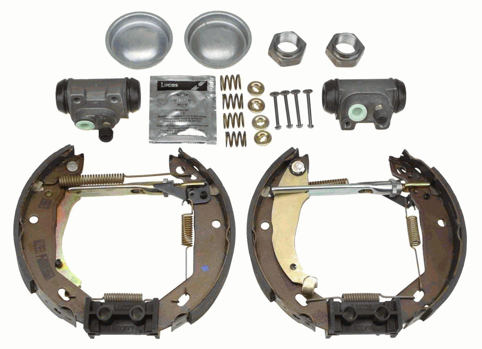 TRW Jogo de travões, travões de tambor GSK1238 Jogo de travões, travões de tambor TRW Peugeot 106 Superkit GSK1238
