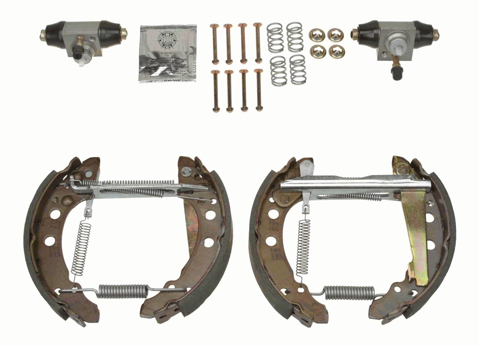 TRW Trumbromssats GSK1507 GSK1507 TRW bromssats, trumbroms AUDI 90