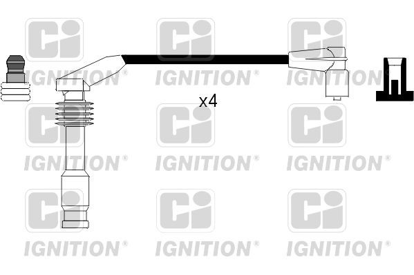 QUINTON HAZELL Bougiekabels XC647 QUINTON HAZELL XC647 Bougiekabel Captiva (C100, C140) prijs