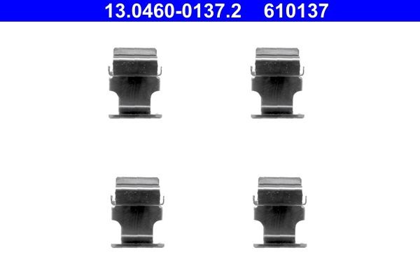 ATE Accessoireset, schijfremblok 13.0460-0137.2 Citroën C4 Accessoireset, schijfremblok ATE 13.0460-0137.2