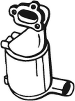 Catalyseur BOSAL 090-482 BOSAL 090-482 Pot catalytique Fiat QUBO 2012