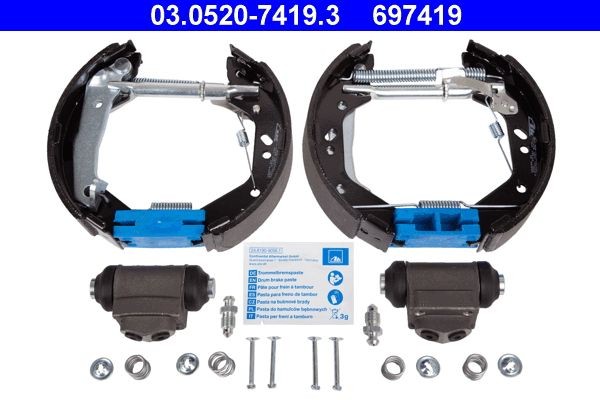 ATE Remmenset, trommelrem 03.0520-7419.3 ATE 03.0520-7419.3 Remmenset, trommelrem HYUNDAI Lantra II Station Wagon (J-2) 1.8 16V 128 Pk 1998