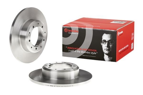 BREMBO Bromsskiva 08.A841.10 BREMBO 08.A841.10 Bromsskiva LAND ROVER Defender SUV (L316) 2.4 Td4 4x4 140 hk 2008