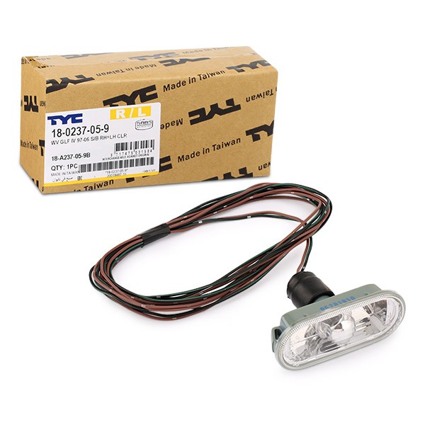 Clignotant TYC 18-0237-05-9 TYC 18-0237-05-9 Feu clignotant Volkswagen UP 2020