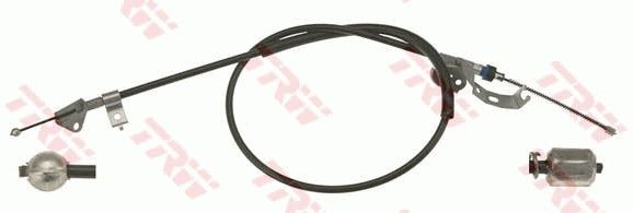 TRW Cabo de aço, travão de estacionamento GCH419 Cabo de freio de estacionamento TRW Peugeot 307 GCH419