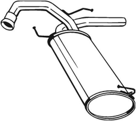 Koncový tlmič výfuku BOSAL 148-171 BOSAL 148-171 Koncový tlmič výfuku SUZUKI SX4 2018