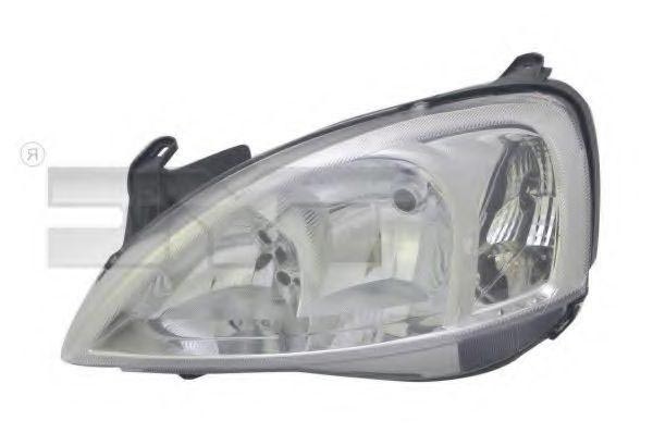 Farol principal TYC 20-14054-05-2 TYC 20-14054-05-2: Jogo de farol Opel COMBO 2012