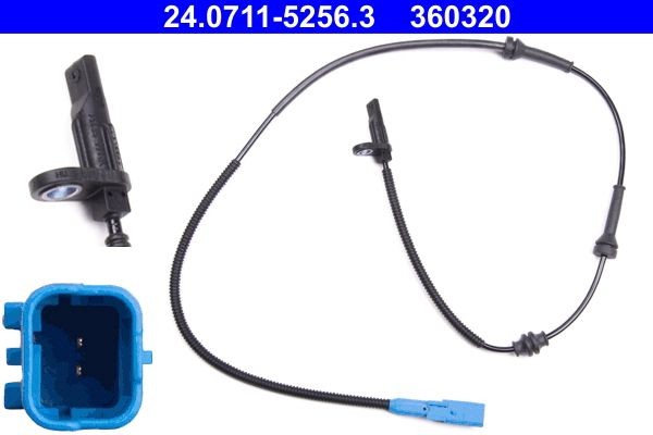 ATE ABS-Sensor 24.0711-5256.3 24.0711-5256.3 ATE ABS Sensor Peugeot J5 Bus Kosten