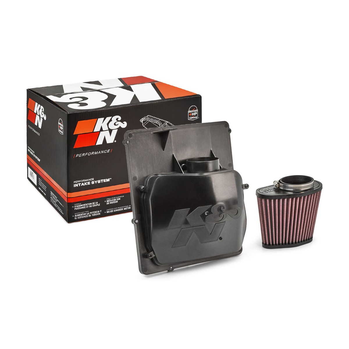 K&N Filters Sportluftfiltersystem 57S-4900 K&N Filters 57S-4900 Sportluftfilter AUDI A1 diesel och bensin