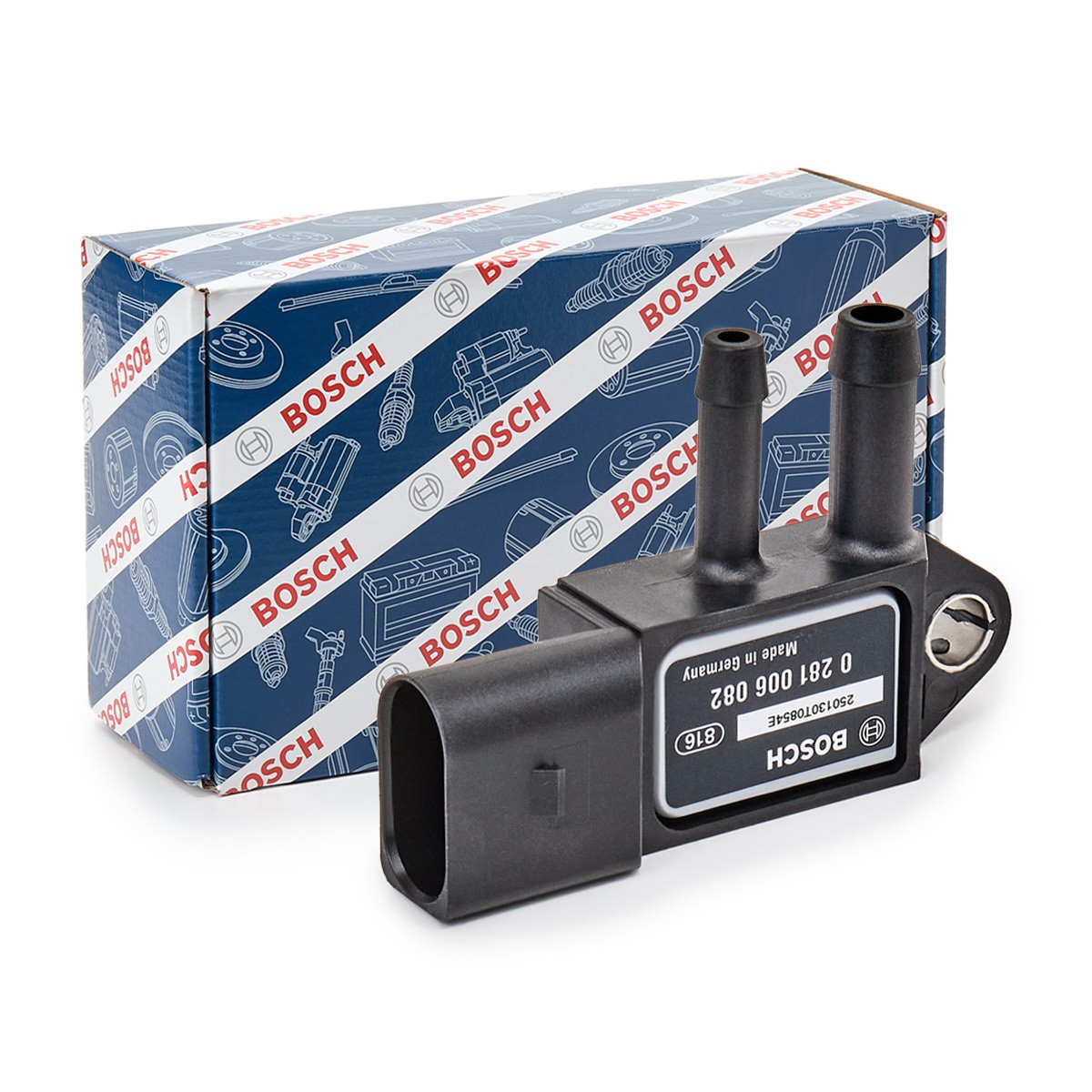 Sensor, exhaust pressure BOSCH 0 281 006 082 BOSCH 0 281 006 082 SEAT IBIZA 2015 exhaust pressure sensor price