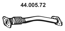 EBERSPÄCHER Avgasrör 44.005.72 44.005.72 EBERSPÄCHER avgasrör Nissan TIIDA
