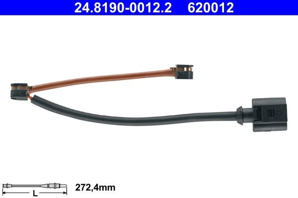 ATE Výstrażný kontakt opotrebenia brzdového oblożenia 24.8190-0012.2 ATE 24.8190-0012.2 Senzor opotrebenia brzd Honda Prelude 5 cena