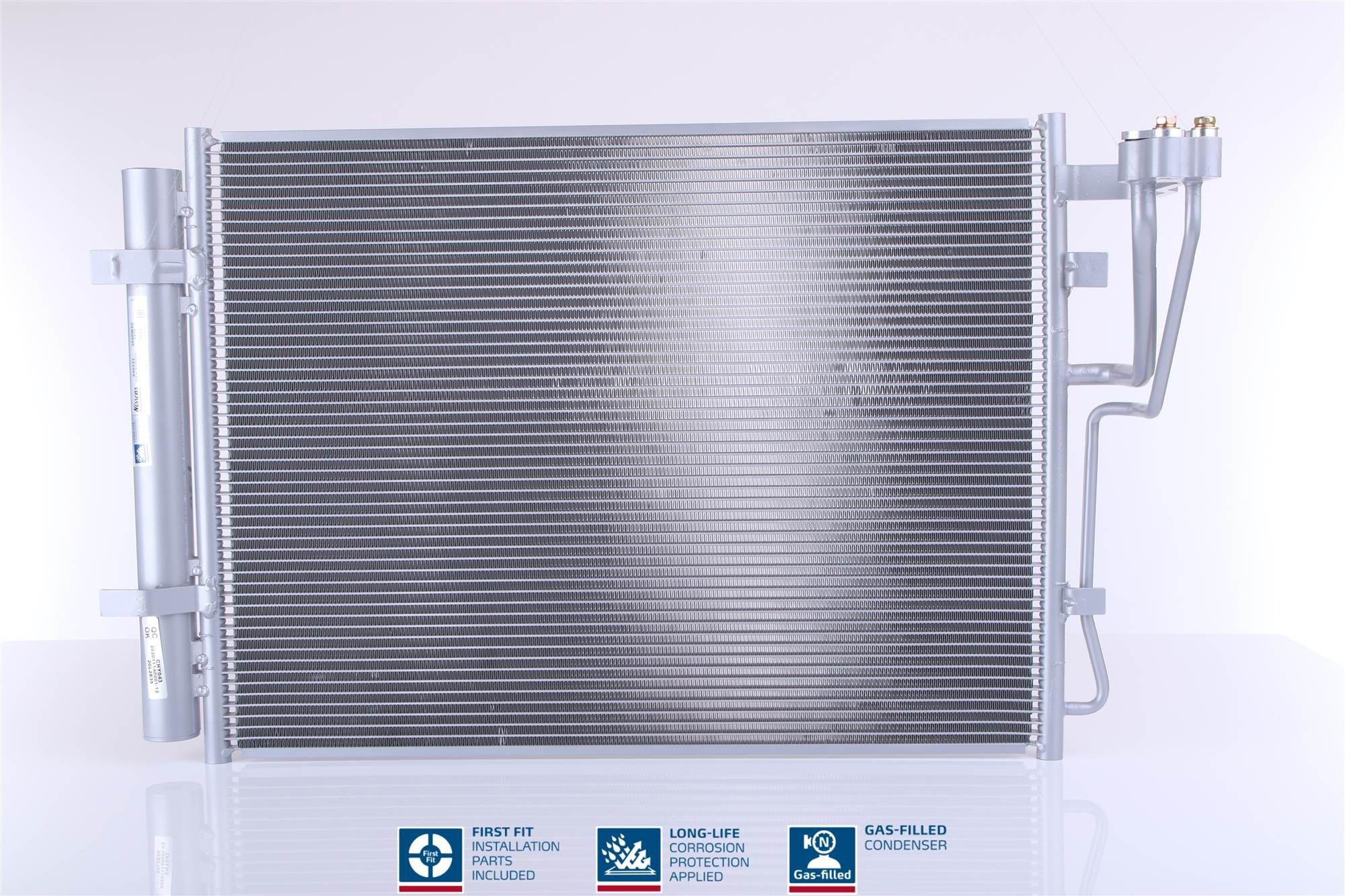 NISSENS Condenseur, climatisation 940252 Condenseur de clim NISSENS GRANDEUR 940252 pas cher