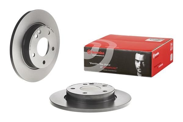 BREMBO Disco de travão 08.7358.11 BREMBO 08.7358.11 originais Discos de travão Mercedes W168 custo