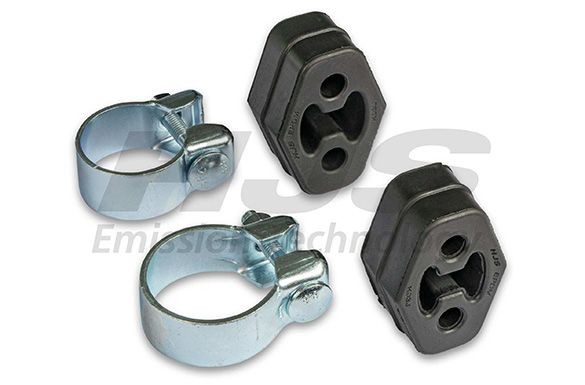 HJS Kit montaggio silenziatore 82 11 9124 HJS 82 11 9124 Kit di montaggio silenziatore FORD Fiesta Mk4 (J3S, J5S) originale prezzo