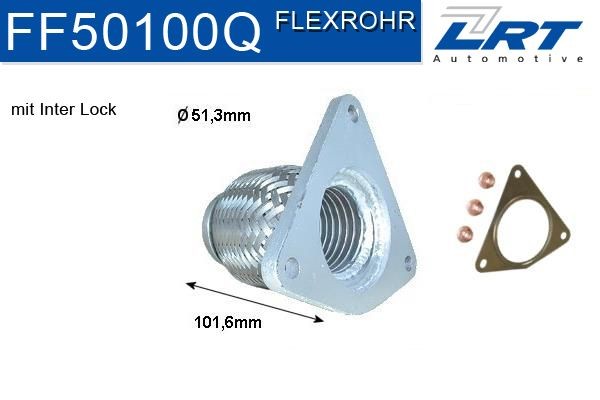 LRT Reparatieset, katalysator FF50100Q Uitlaat LRT TRAFIC FF50100Q goedkoop